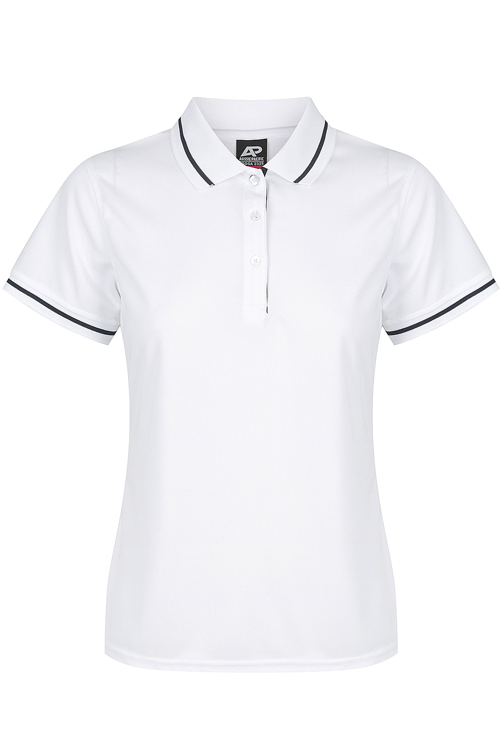 COTTESLOE LADY POLOS - WHITE/NAVY