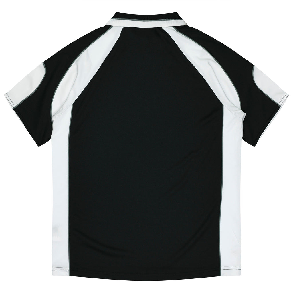 MURRAY KIDS POLOS - BLACK/WHITE