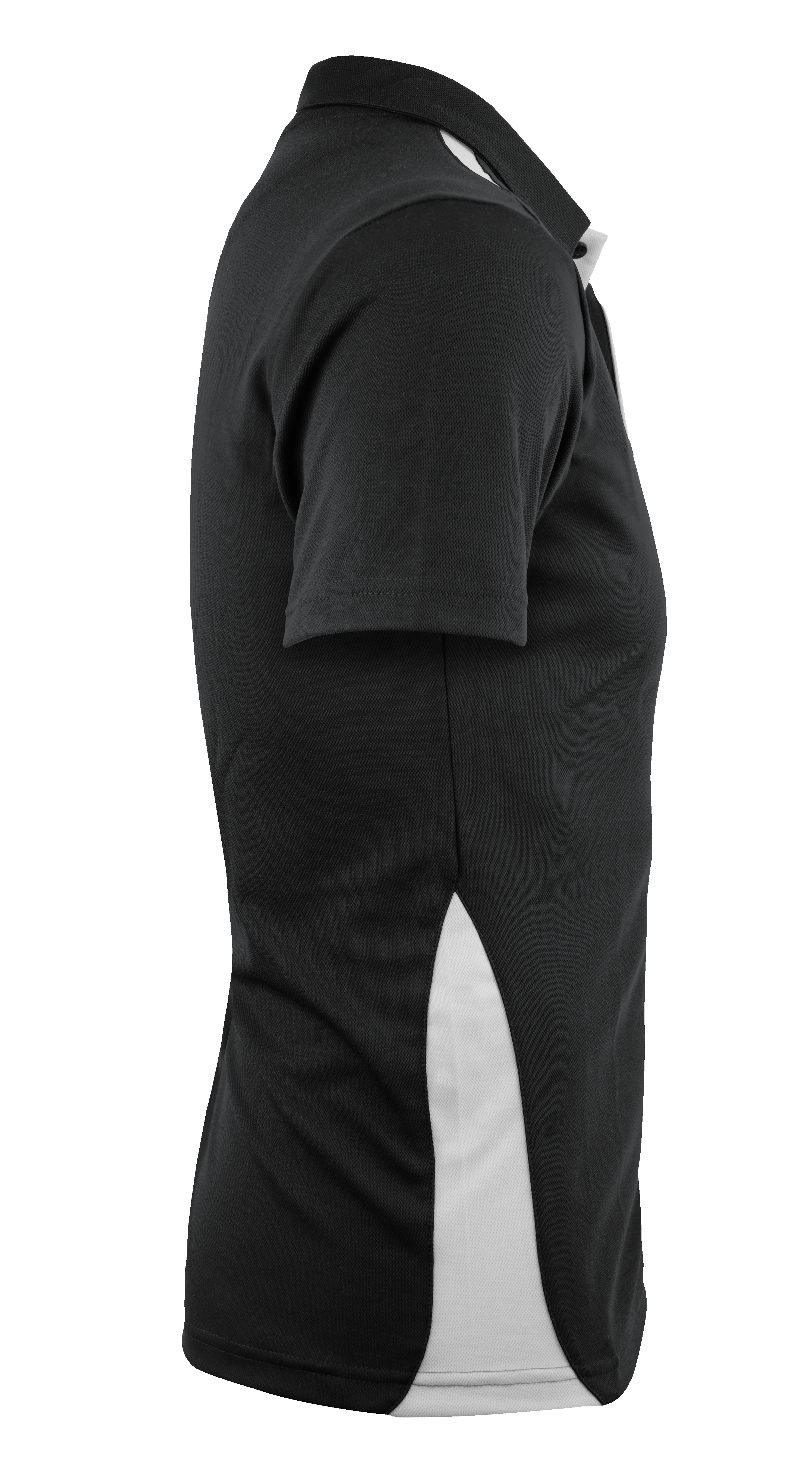 PATERSON MENS POLOS - BLACK/WHITE