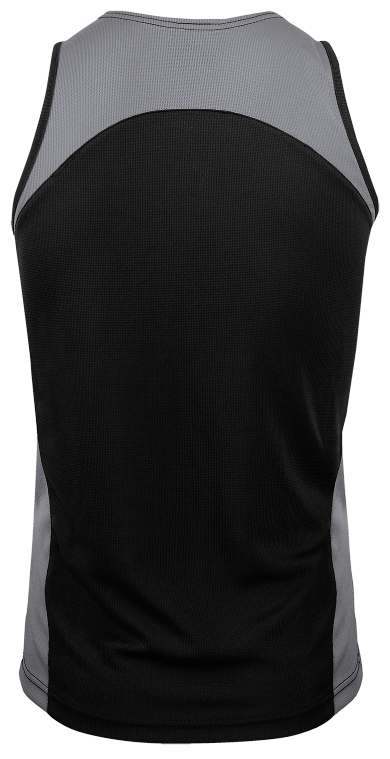 PREMIER MENS SINGLETS - BLACK/ASHE