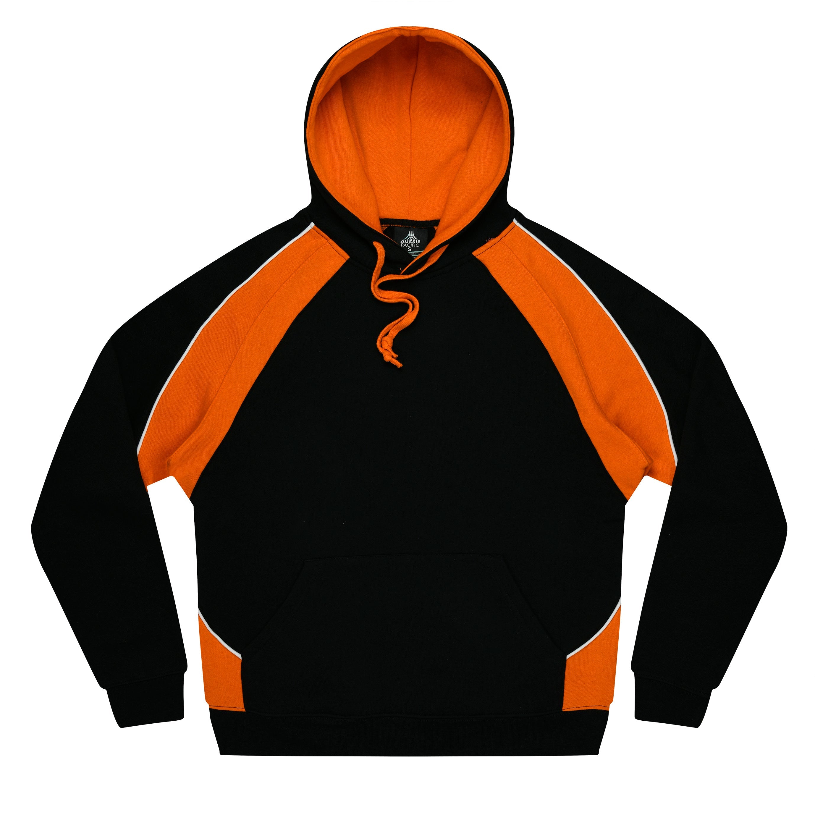 HUXLEY MENS HOODIES - BLK/ELEC. ORG/WHT