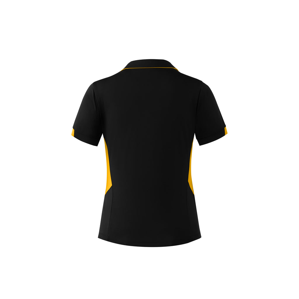 TASMAN LADY POLOS - BLACK/GOLD