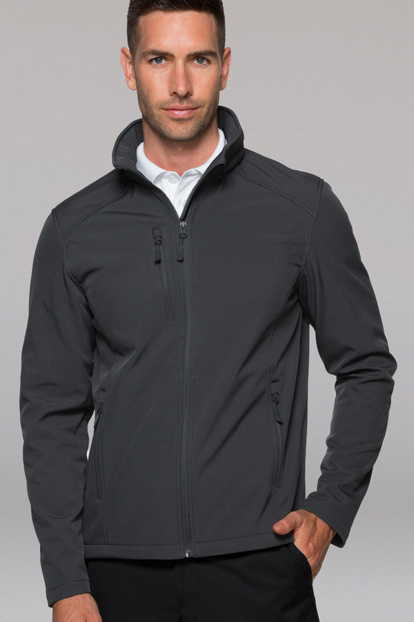 Olympus Men's Softshell Jacket - Navy Front