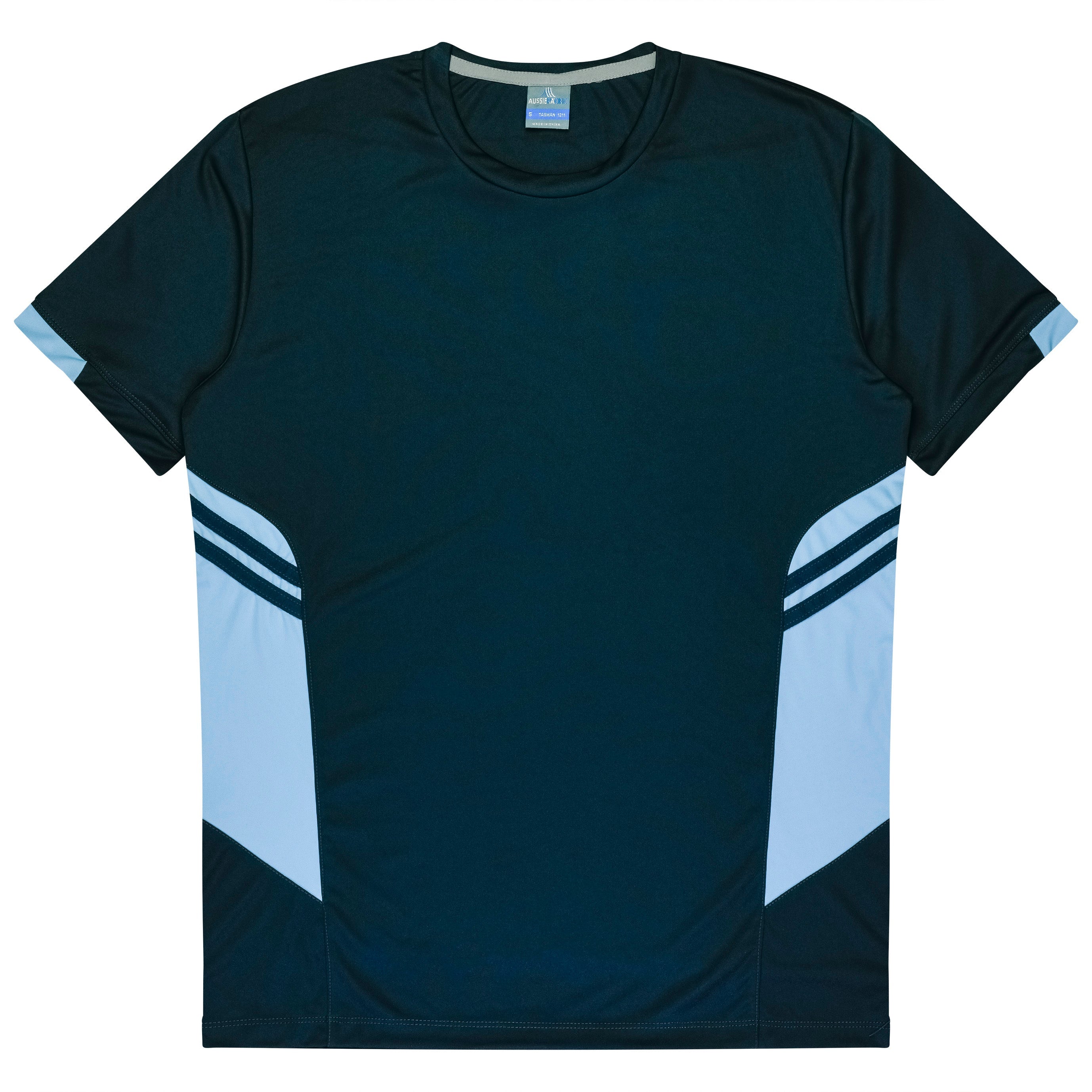 TASMAN MENS TEES - NAVY/SKY
