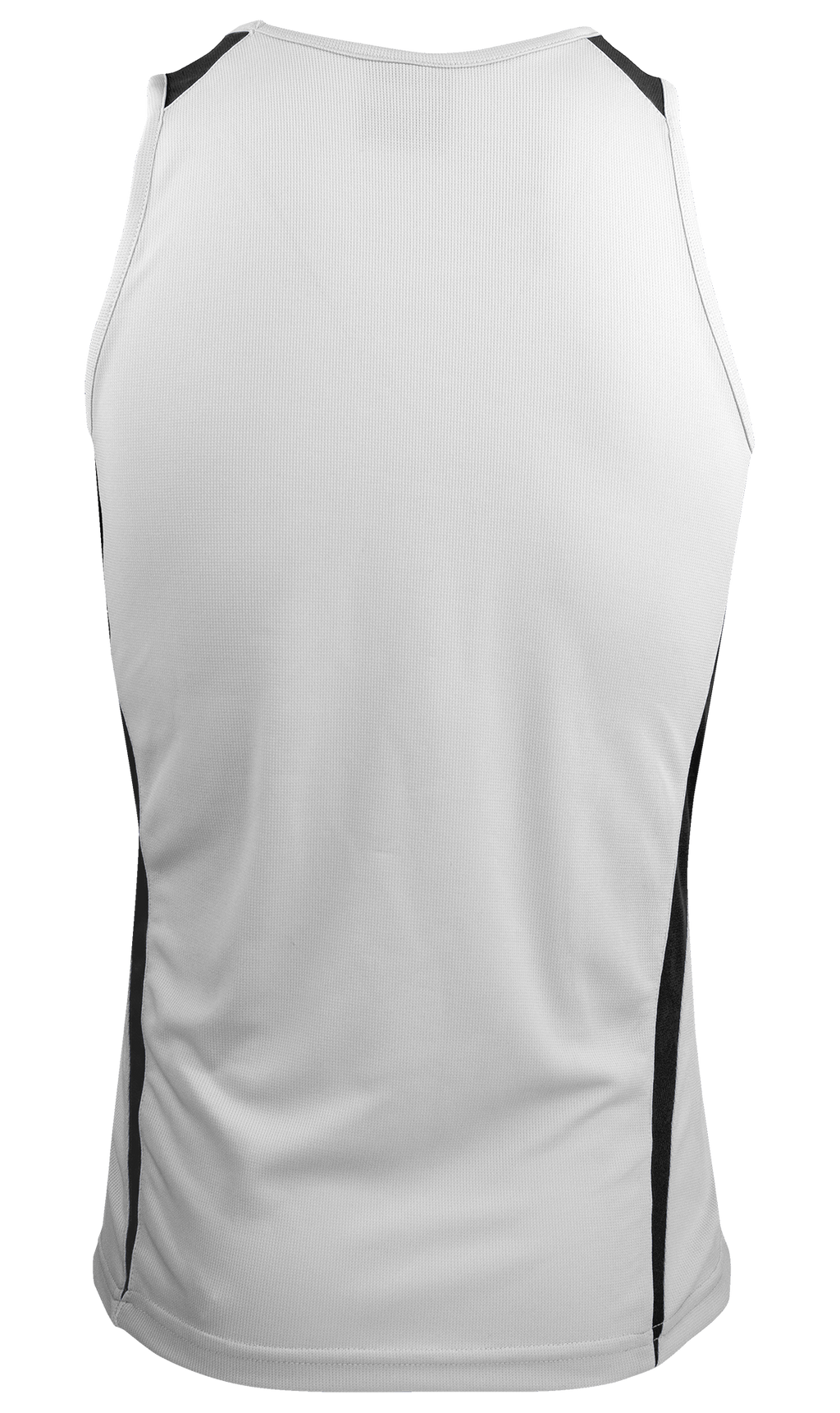EUREKA MENS SINGLETS - WHITE/BLACK