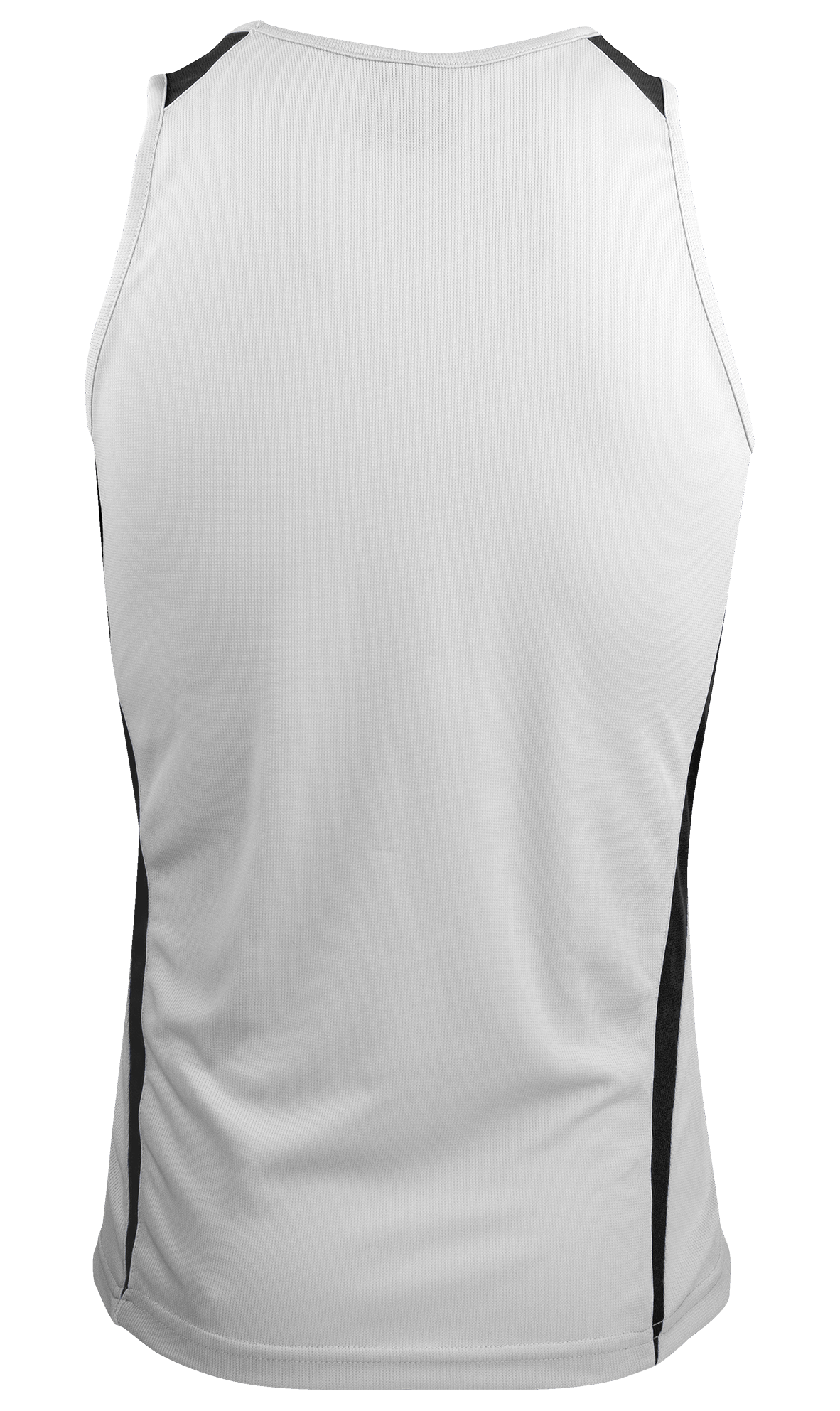 EUREKA MENS SINGLETS - WHITE/BLACK