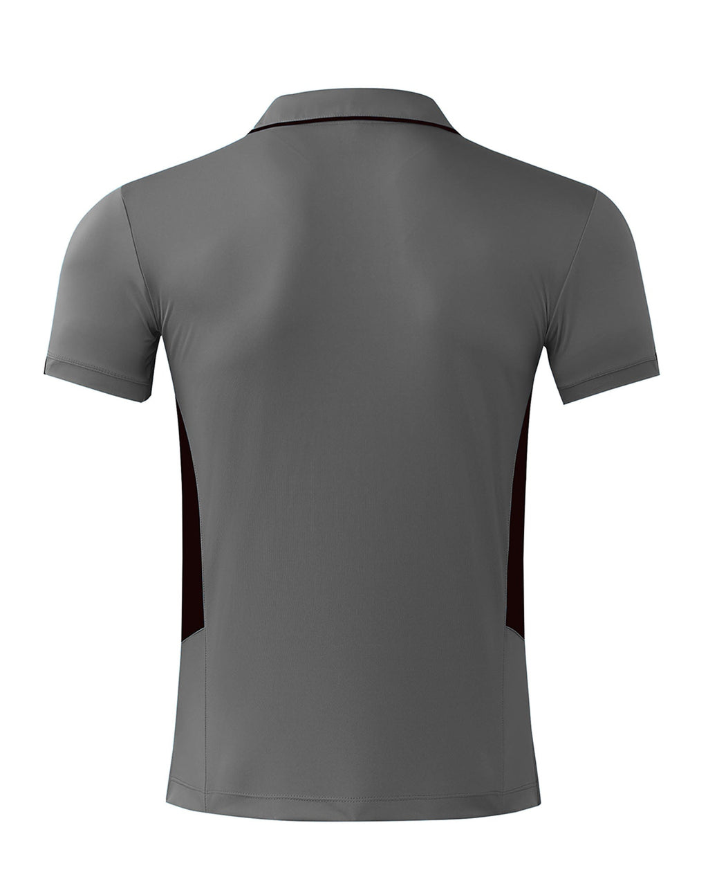 TASMAN MENS POLOS - ASHE/BLACK