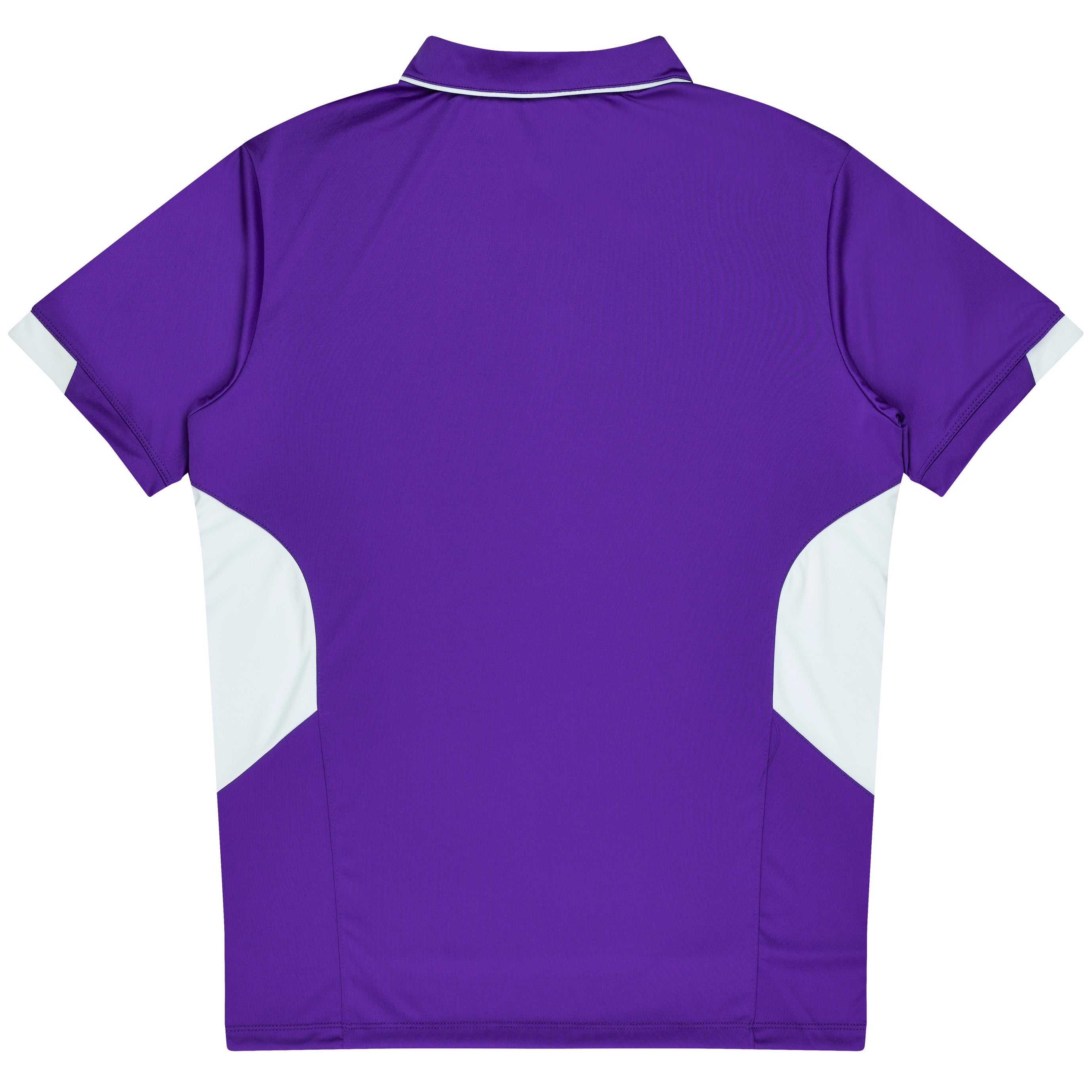 TASMAN KIDS POLOS - PURPLE/WHITE