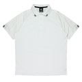 FLINDERS MENS POLOS - WHITE/BLACK