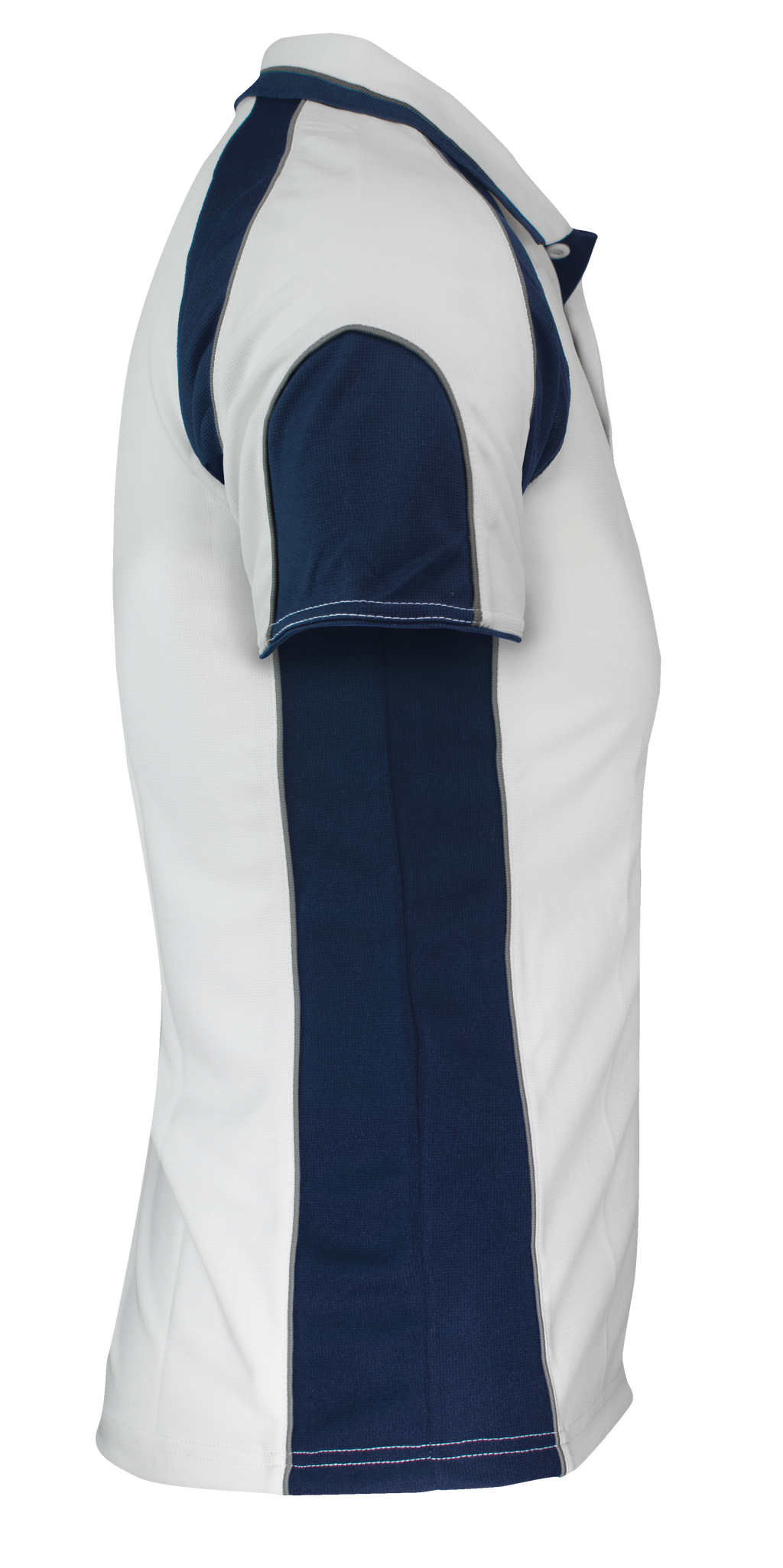 MURRAY MENS POLOS - WHITE/NAVY