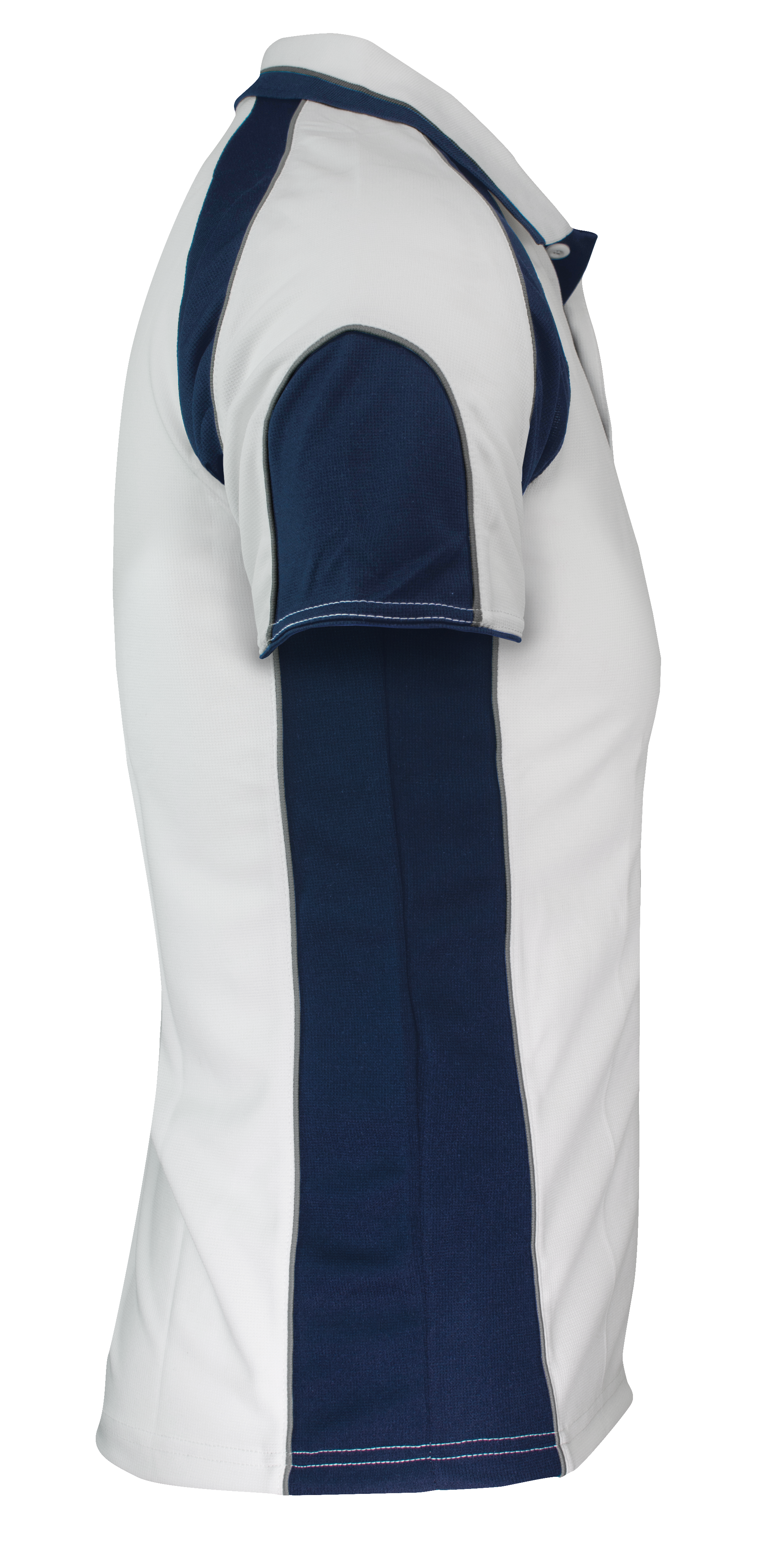 MURRAY MENS POLOS - WHITE/NAVY