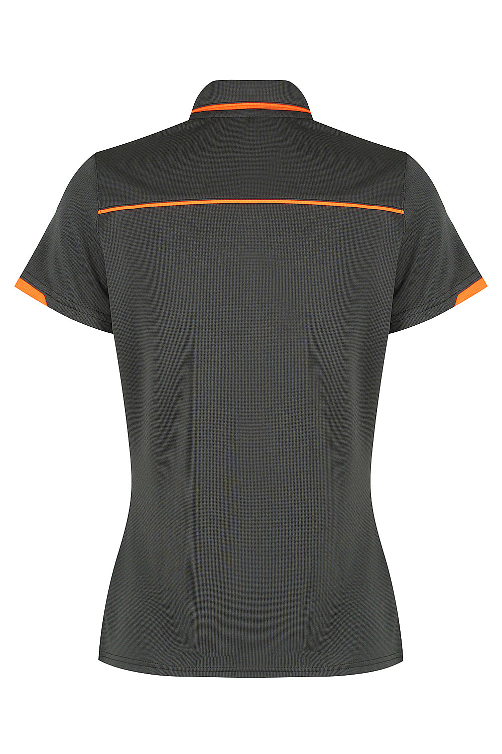 CURRUMBIN LADY POLOS - SLATE/HI VIZ ORANGE