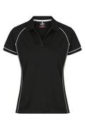 ENDEAVOUR LADY POLOS - BLACK/WHITE