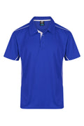 KURANDA MENS POLOS - ROYAL/WHITE