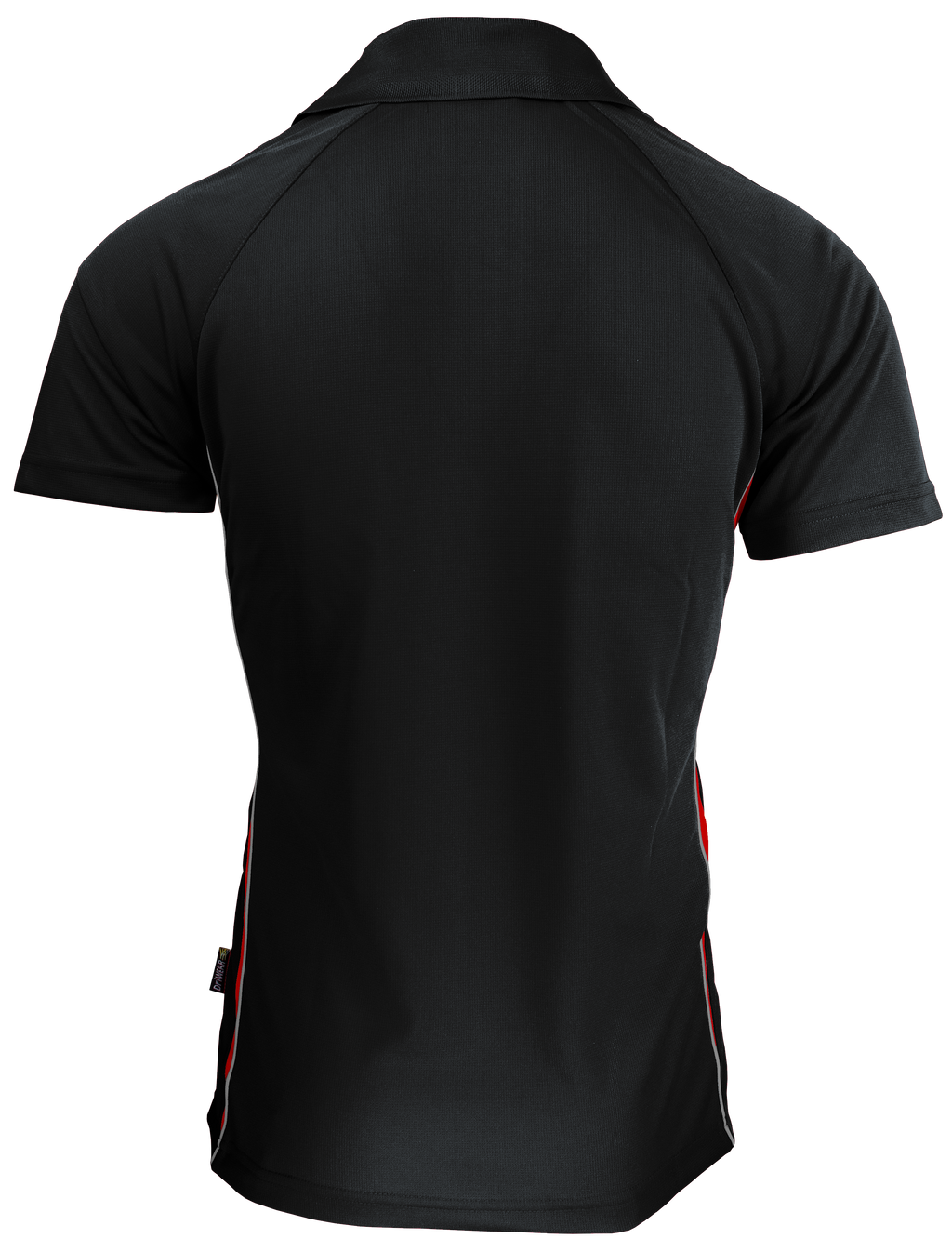 EUREKA MENS POLOS - BLACK/RED