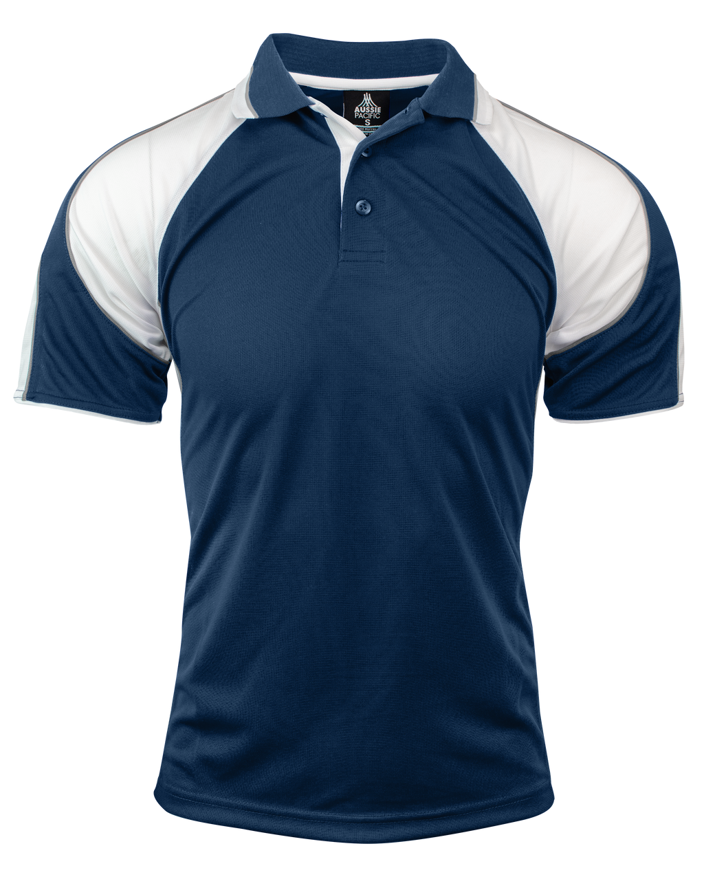 MURRAY MENS POLOS - NAVY/WHITE