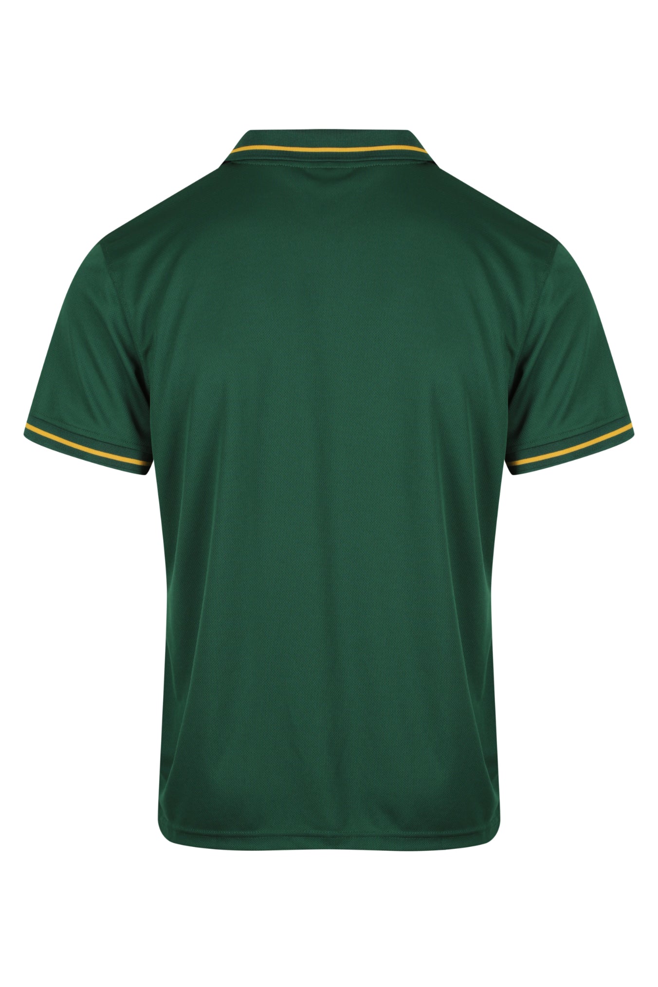 COTTESLOE MENS POLOS - BOTTLE/GOLD