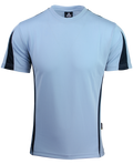 EUREKA MENS TEES - SKY/NAVY