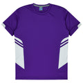 TASMAN KIDS TEES - PURPLE/WHITE