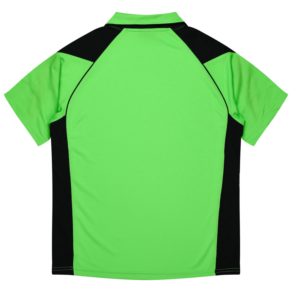 PREMIER KIDS POLOS - APPLE/BLACK