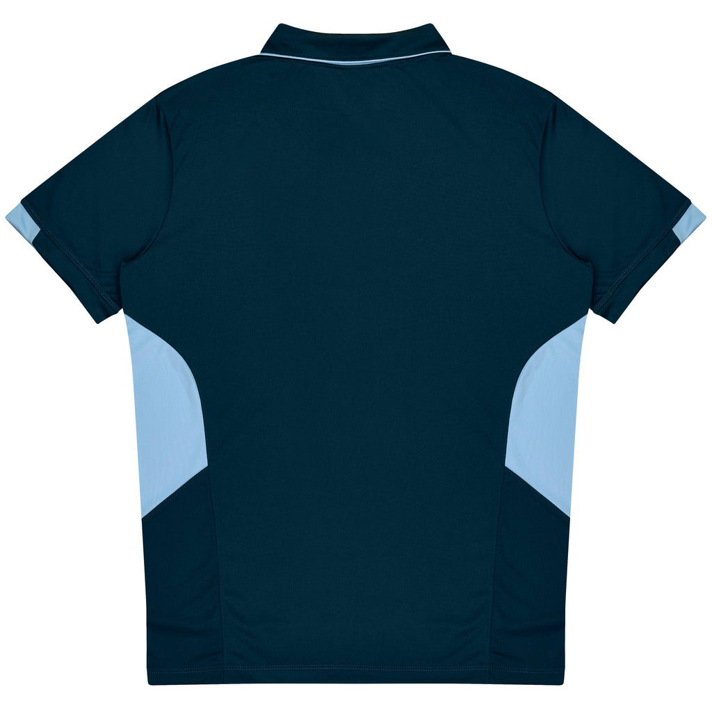 TASMAN KIDS POLOS - NAVY/SKY