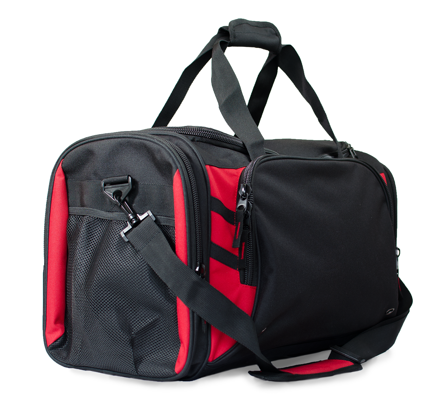 TASMAN SPORTSBAG - BLACK/RED