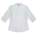 MOSMAN LADY SHIRT 3/4 SLEEVE - WHITE