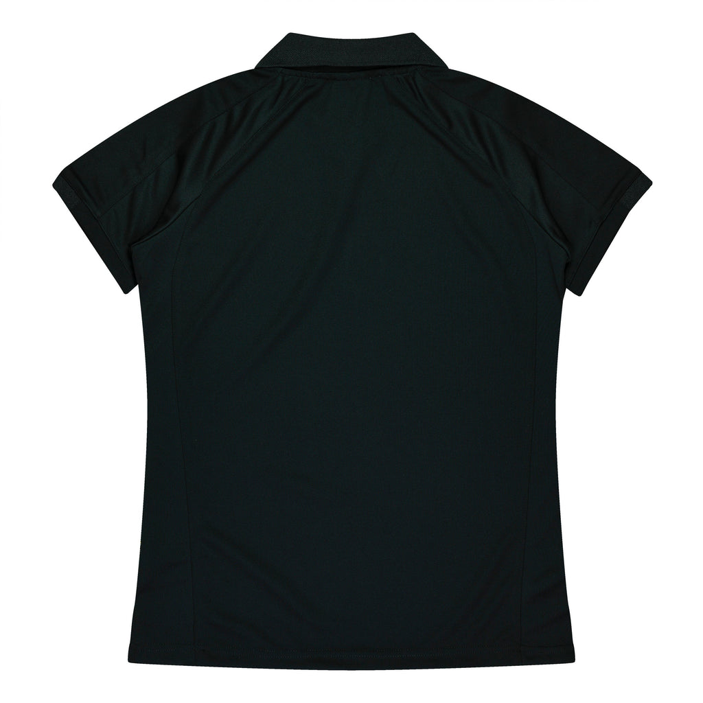 FLINDERS LADY POLOS - BLACK/WHITE