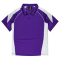 PREMIER LADY POLOS - PURPLE/WHITE