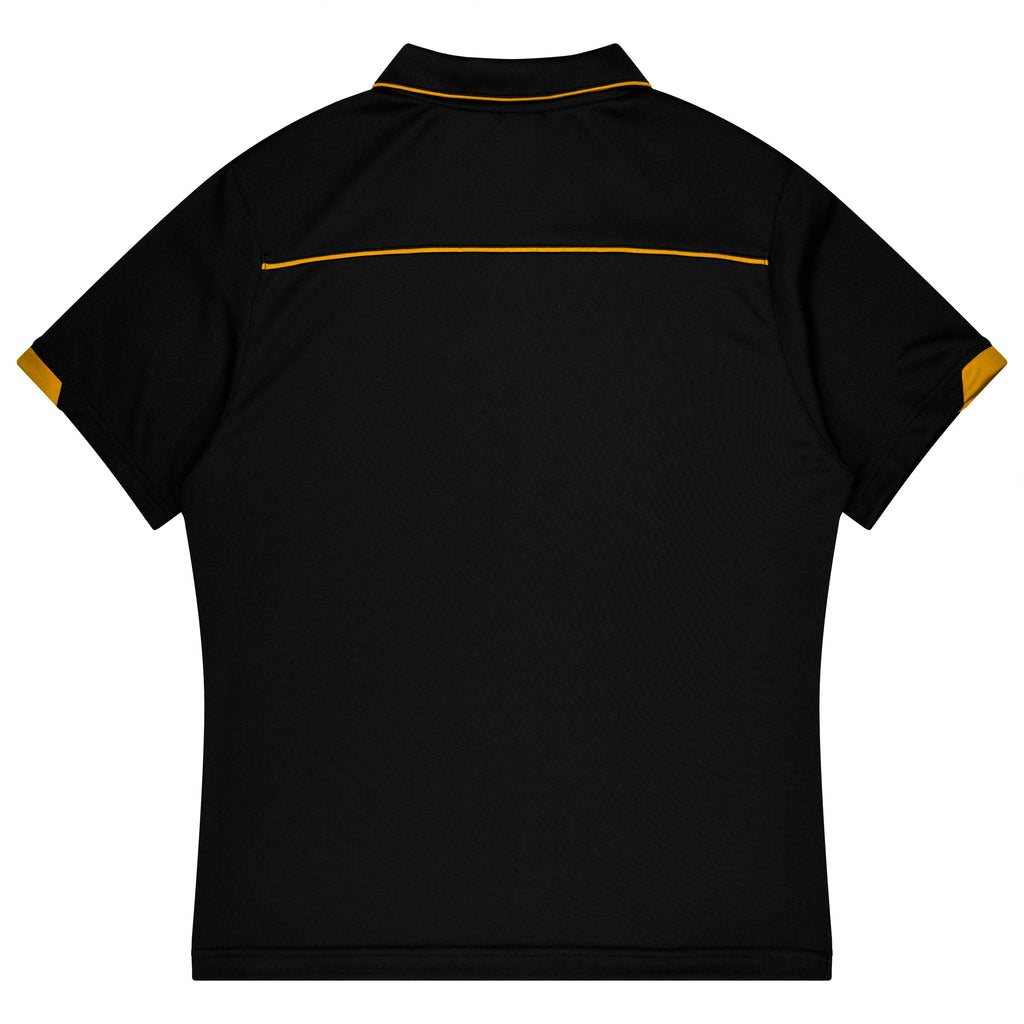 CURRUMBIN KIDS POLOS - BLACK/GOLD