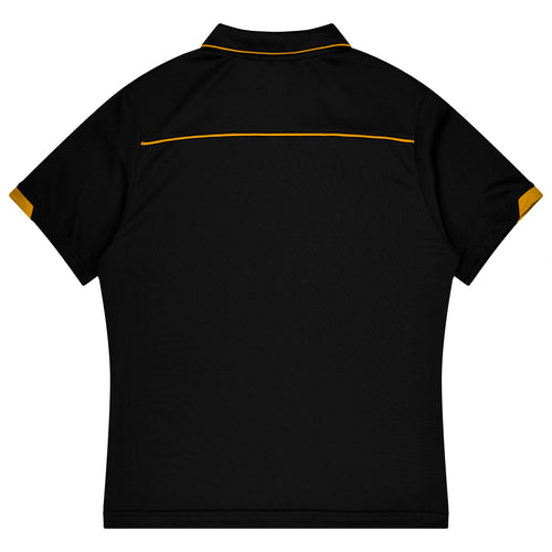 CURRUMBIN KIDS POLOS - BLACK/GOLD