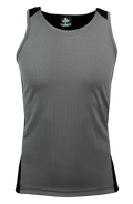 PREMIER MENS SINGLETS - ASHE/BLACK