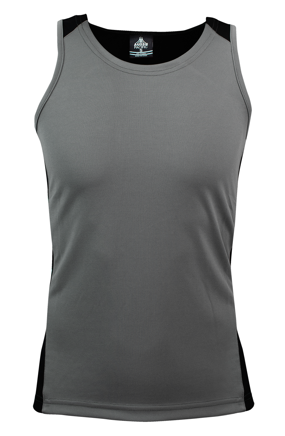 PREMIER MENS SINGLETS - ASHE/BLACK