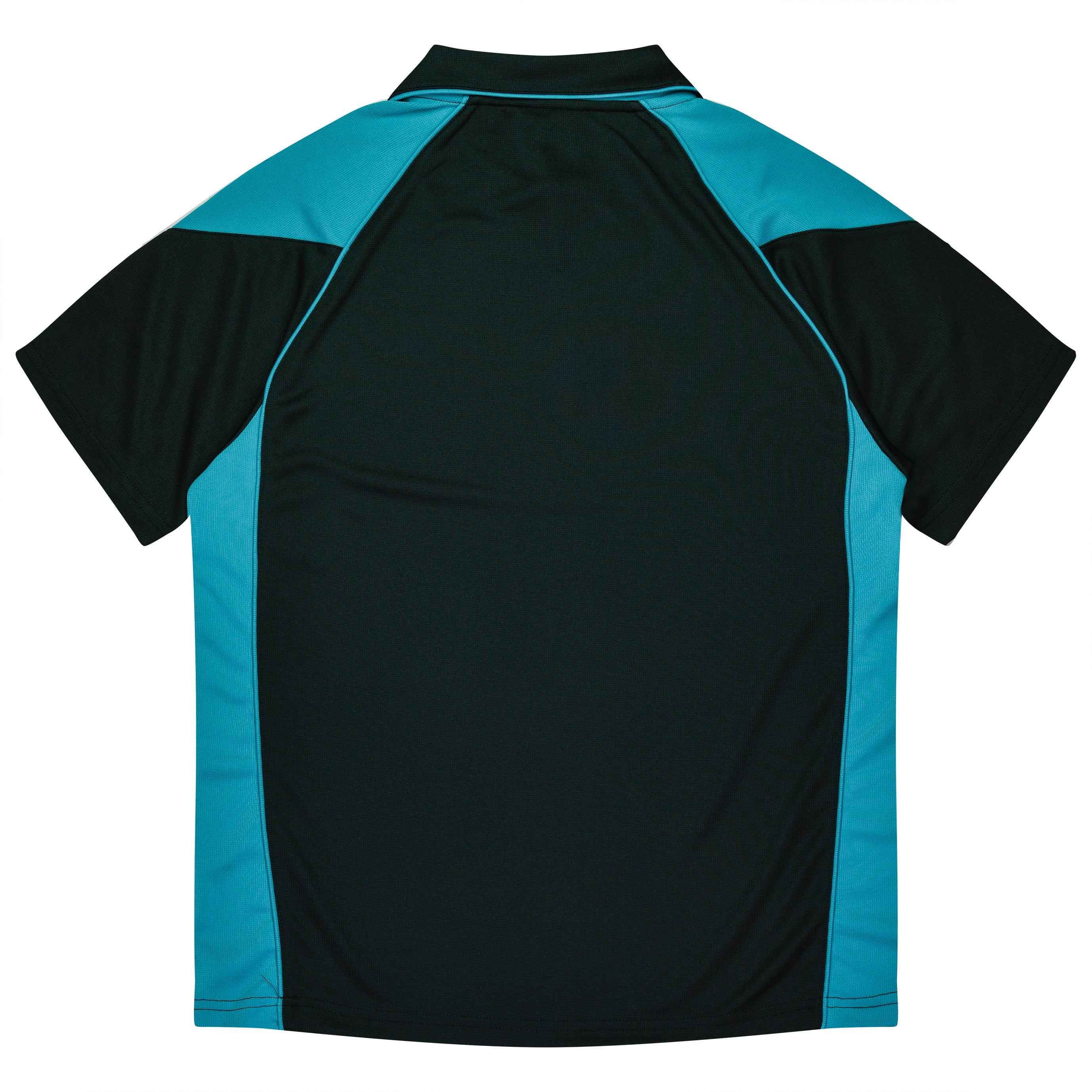 PREMIER KIDS POLOS - BLACK/TEAL