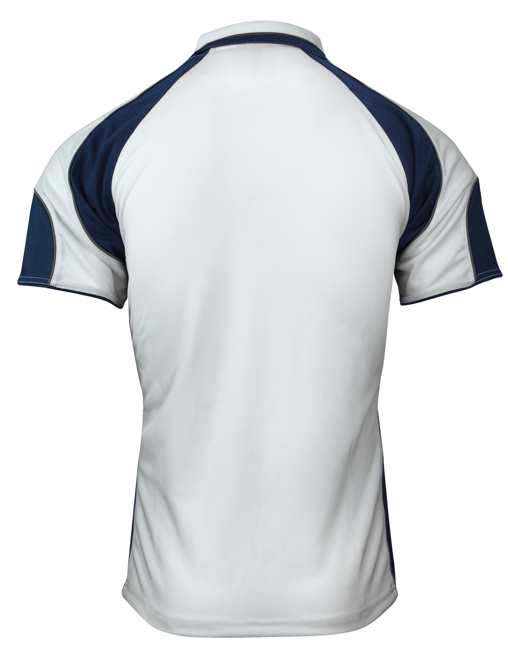 MURRAY MENS POLOS - WHITE/NAVY