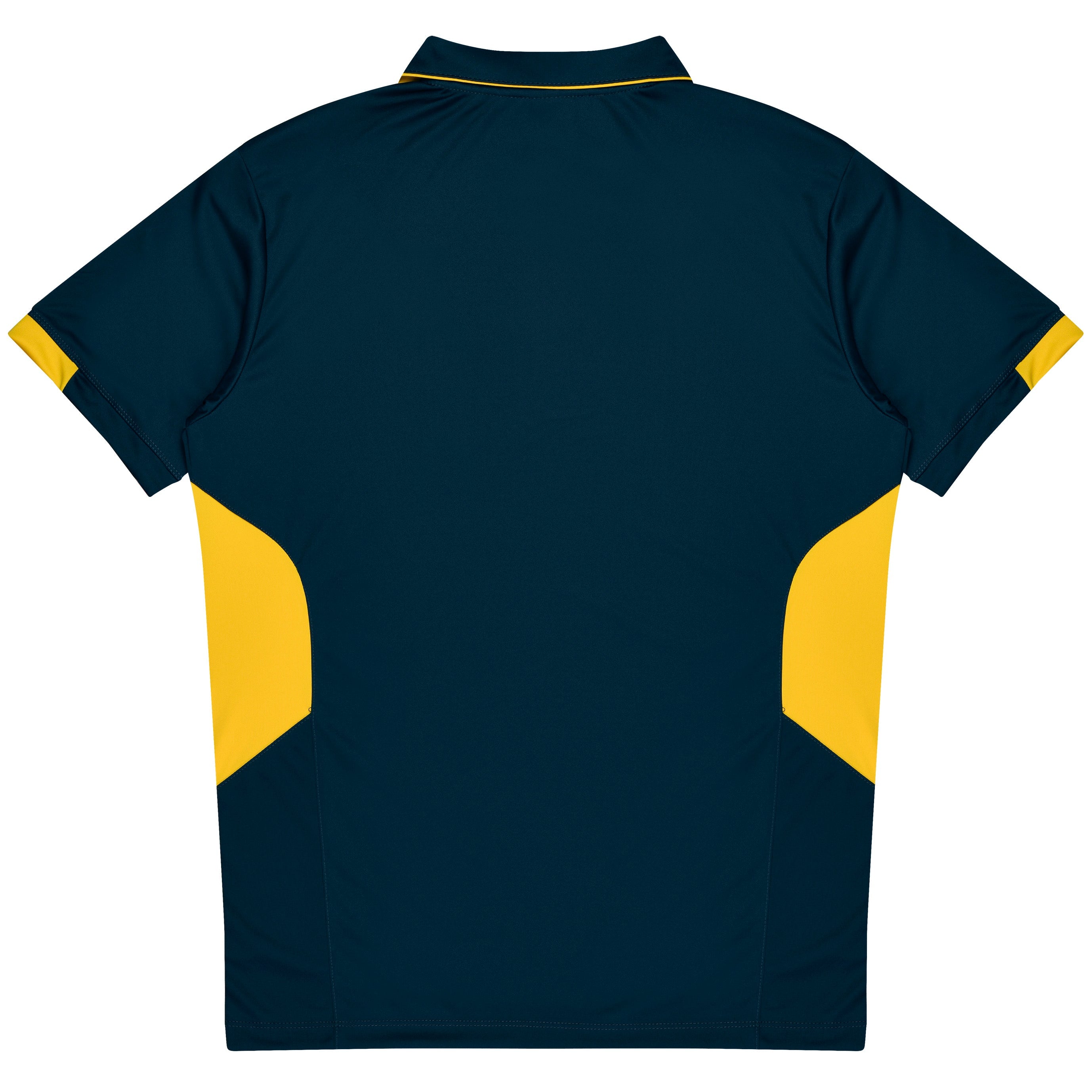TASMAN KIDS POLOS - NAVY/GOLD