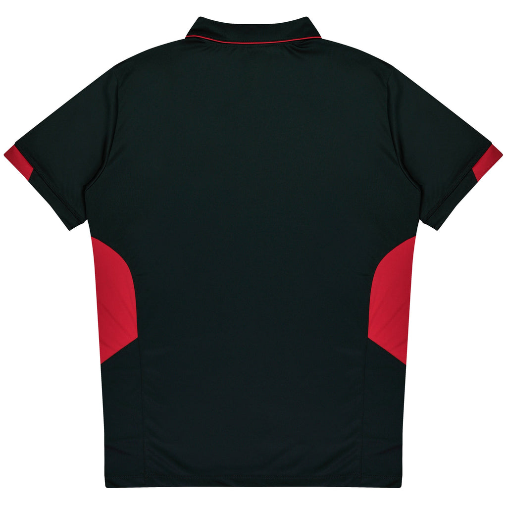 TASMAN KIDS POLOS - BLACK/RED