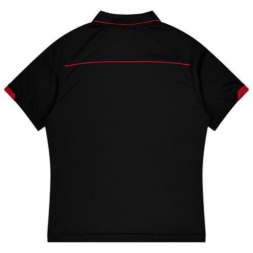 CURRUMBIN KIDS POLOS - BLACK/RED