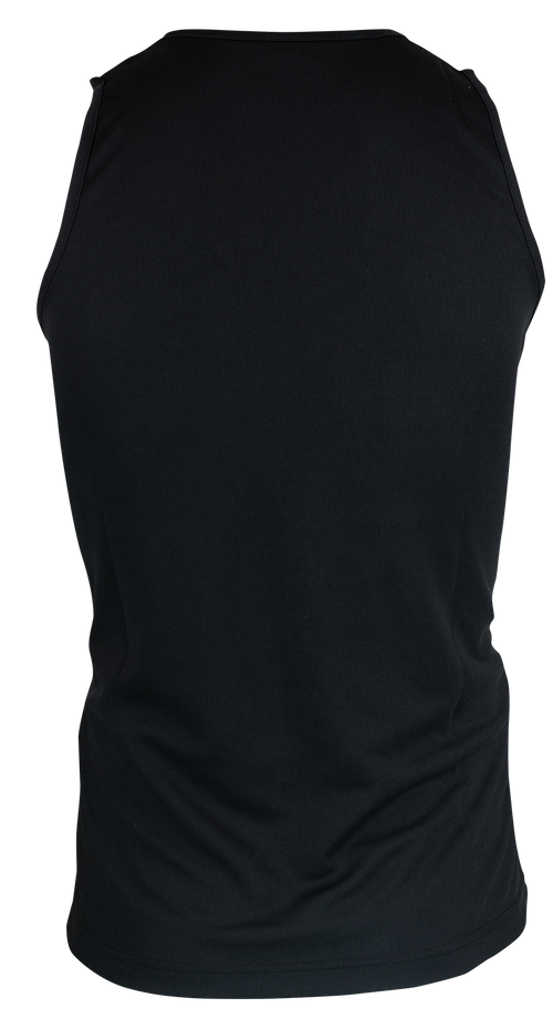 BOTANY MENS SINGLETS - BLACK