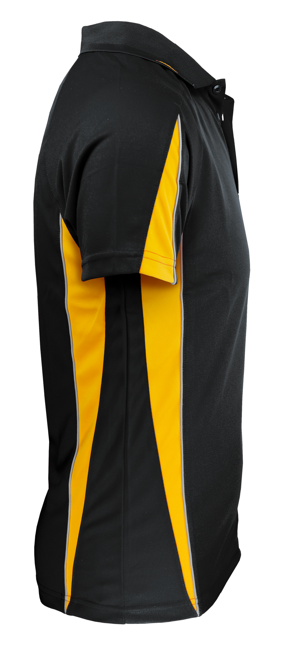 EUREKA MENS POLOS - BLACK/GOLD
