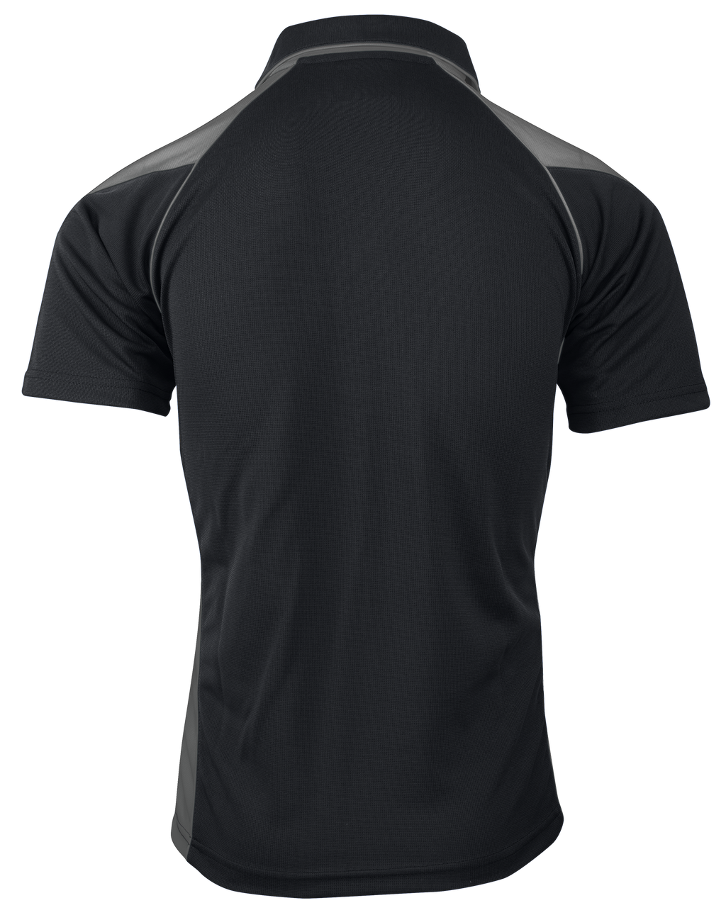 PREMIER MENS POLOS - BLACK/ASHE