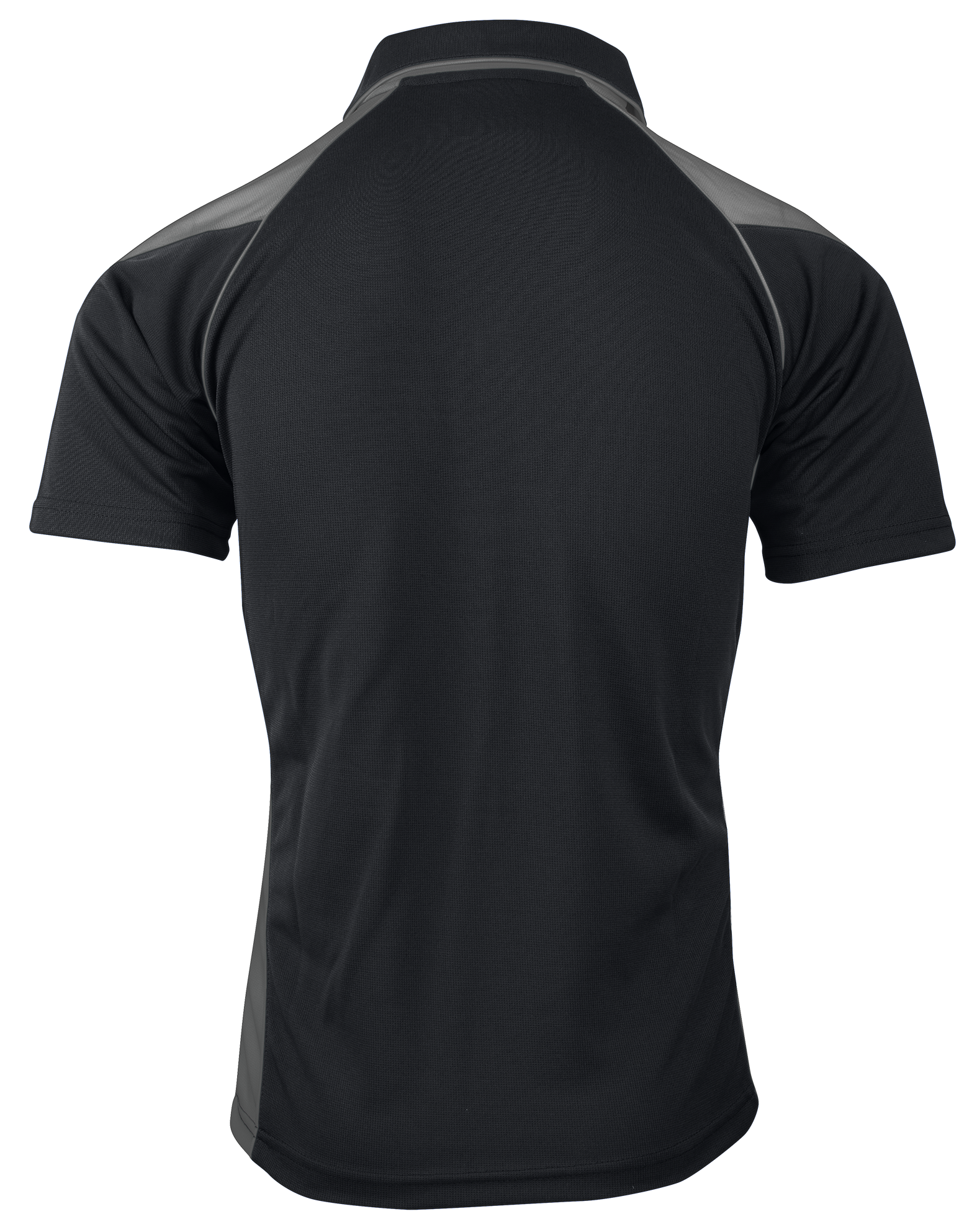 PREMIER MENS POLOS - BLACK/ASHE