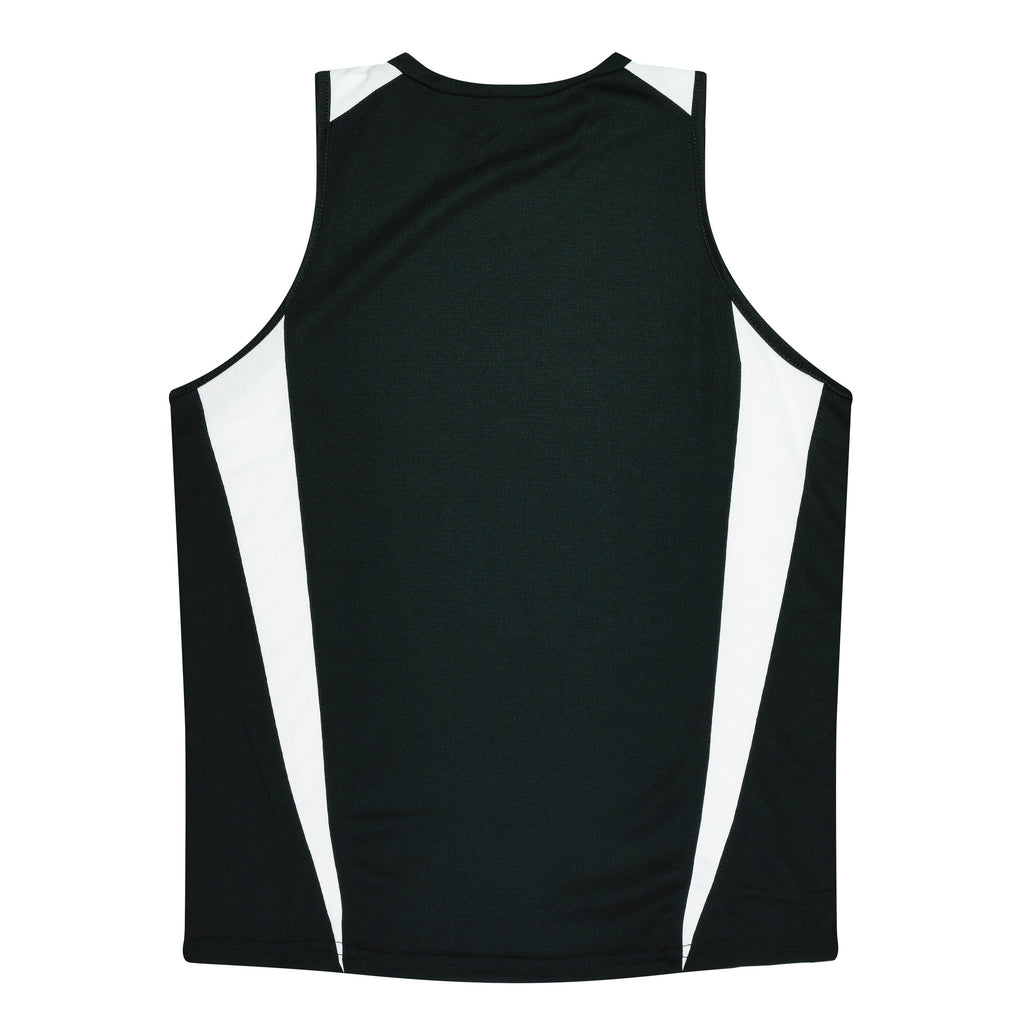 EUREKA LADY SINGLETS - BLACK/WHITE