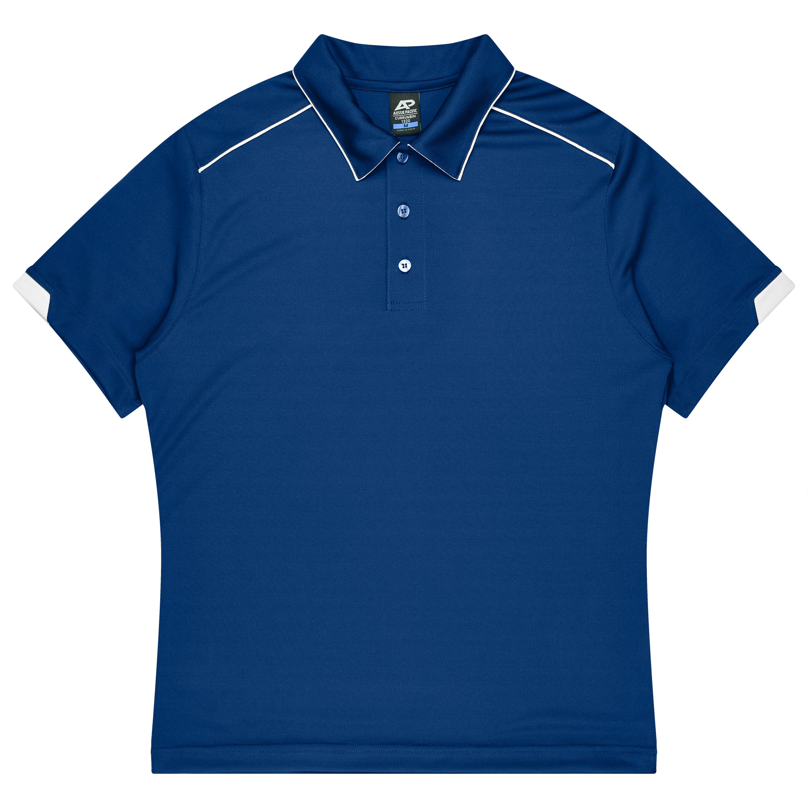 CURRUMBIN KIDS POLOS - ROYAL/WHITE