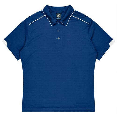 CURRUMBIN KIDS POLOS - ROYAL/WHITE
