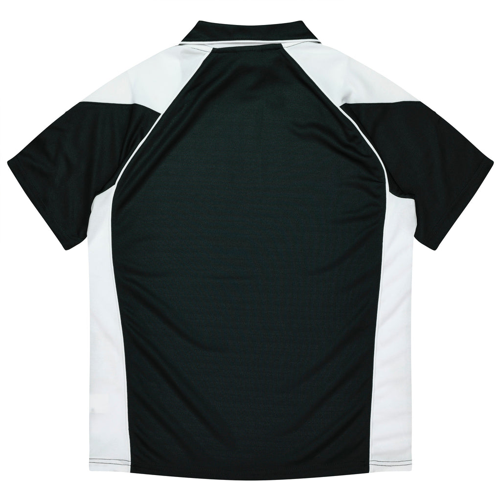 PREMIER KIDS POLOS - BLACK/WHITE