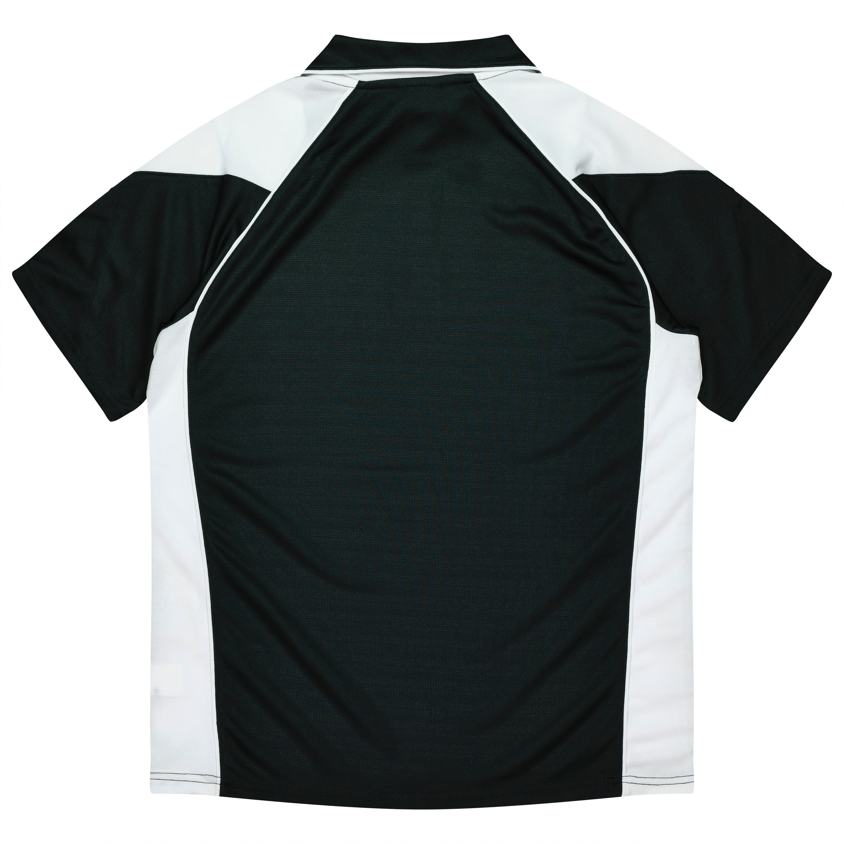 PREMIER KIDS POLOS - BLACK/WHITE