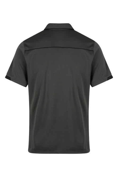 CURRUMBIN MENS POLOS - SLATE/BLACK