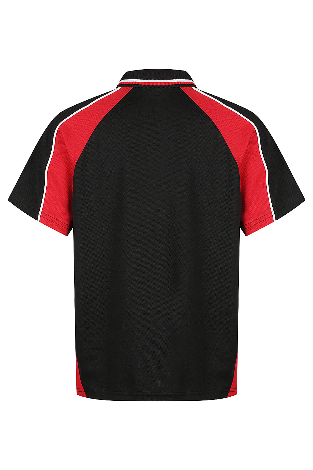 PANORAMA KIDS POLOS - BLACK/RED/WHITE