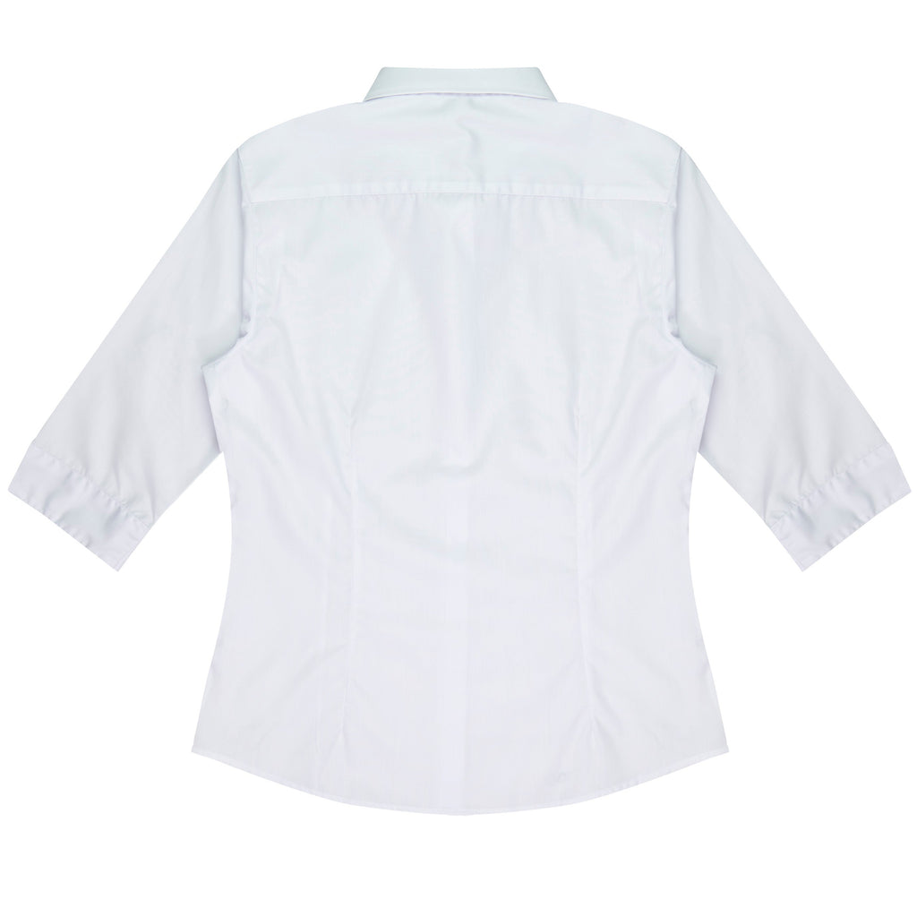 KINGSWOOD LADY SHIRT 3/4 SLEEVE - WHITE